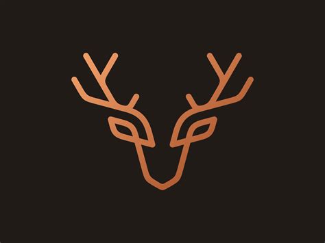 A Deers Head With Antlers Is Shown In The Middle Of A Dark Background