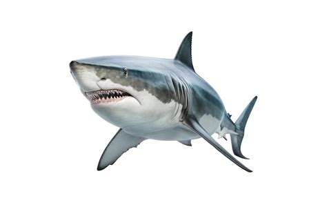 Premium AI Image | A shark with a white face and a long tail.