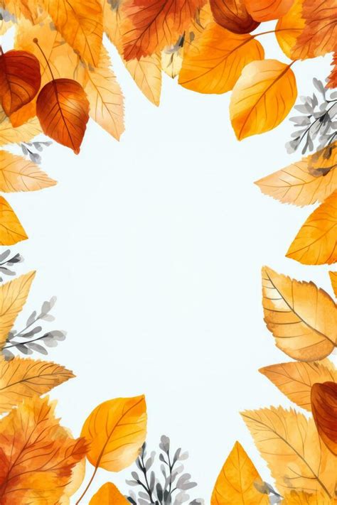 Bright horizontal border with falling autumn leaves 27754515 Stock ...