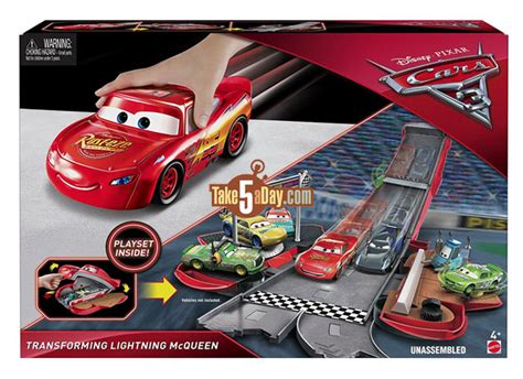 Mattel Disney Pixar Cars Transforming Fabulous Lightning Mcqueen