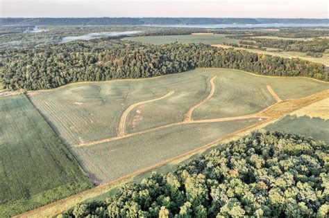 Aerial View of Agricultural Fields and Forests · Free Stock Photo