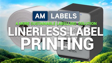 Linerless Label Printing A More Sustainable Labelling Solution Youtube