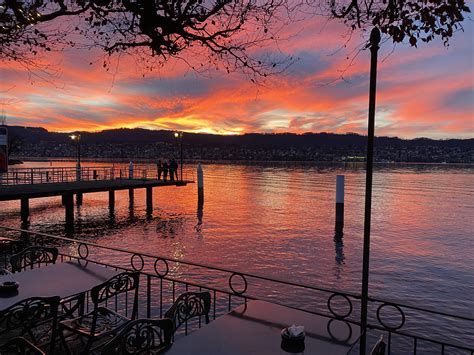 Sunset Lake Zurich : r/ruralporn