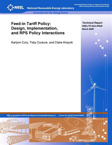 Feed In Tariff Policy Design Implementation And RPS Policy