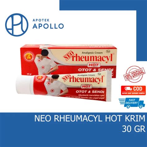 Neo Rheumacyl Hot Krim Gr Lazada Indonesia