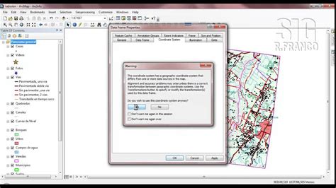 Tutorial Arcgis Cap View Coordenadas De La Vista De Datos Youtube