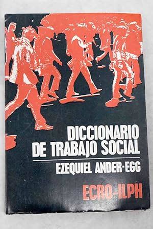 Diccionario Trabajo Social By Ezequiel Ander Egg Abebooks