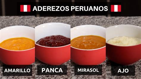 Como Hacer Aderezos Peruanos F Cil Aj Amarillo Mirasol