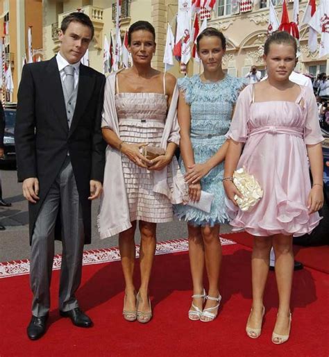 La Princesse St Phanie De Monaco Et Ses Trois Enfants Louis Ducruet