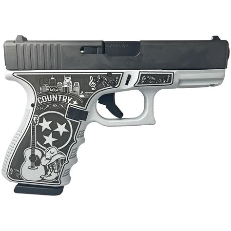 GLOCK 19 GEN 3 CUSTOM "TENNESSEE-NAVY GRAY" 9MM 4.02" BARREL 15-ROUNDS