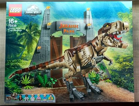 75936 LEGO Jurassic World Jurassic Park T. Rex Rampage, Hobbies & Toys, Toys & Games on Carousell