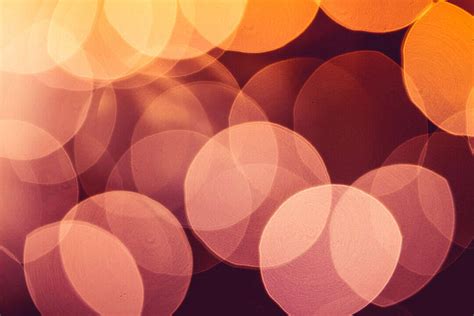 Download Hd Abstract Bokeh In Orange Circles Wallpaper