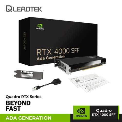 Jual Leadtek Quadro NVidia RTX 4000 SFF Ada Generation 20GB GDDR6