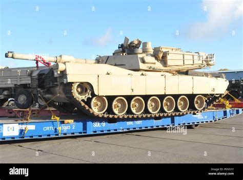 An M1 Abrams Main Battle Tank Is In The Queue To Be Transferred To The