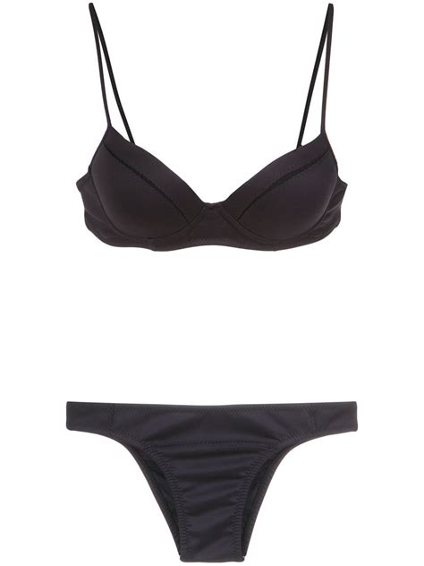 Buy AMIR SLAMA Bikini Set Black At 20 Off Editorialist