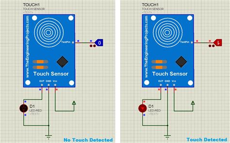 Capacitive Touch Sensor Library for Proteus - The Engineering Projects