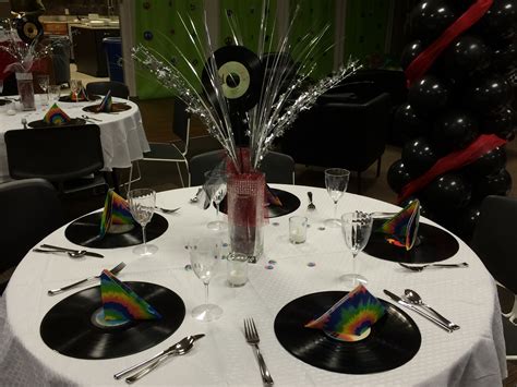 Rock N Roll Prom Table Decorations Centerpieces Rock And Roll