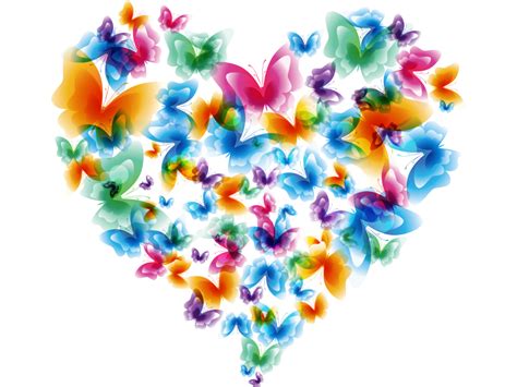 Butterfly Heart Png Transparent Images