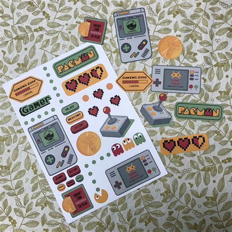 Retro Gaming Stickers | Etsy