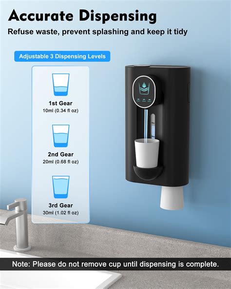 Snapklik Hoofun Automatic Mouthwash Dispenser For Bathroom 1826Oz