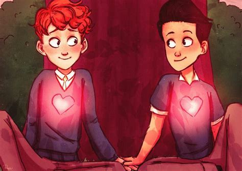 Pin By Lizzied On In A Heartbeat In A Heartbeat Lgbt Pride Art Cute Gay