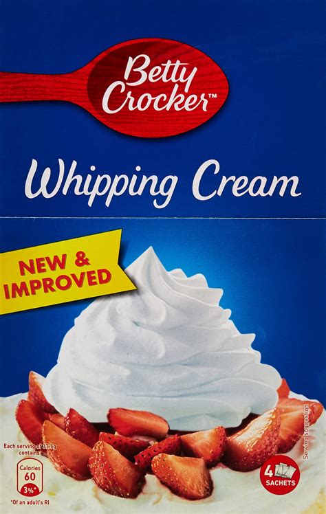 Buy Betty Crocker Whipping Cream Pack Of X G Quick And Easy To