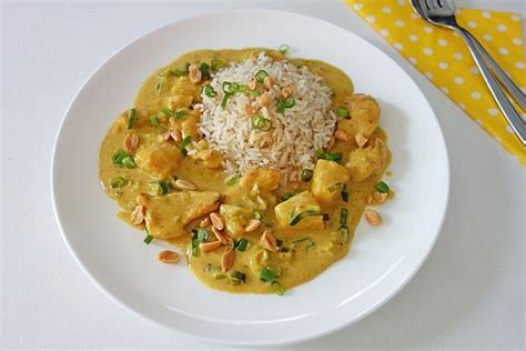 Hähnchen Ananas Curry mit Reis von Hot as Hell Chefkoch