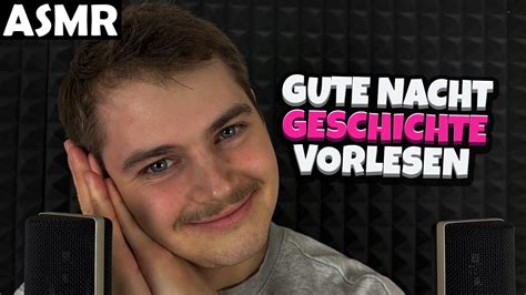 ASMR ICH LESE DIR EINE GUTE NACHT GESCHICHTE VOR GERMAN ASMR Tony