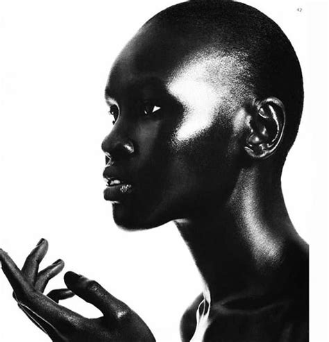 Alek Wek Beautiful Dark Skin Alek Wek Black Beauties