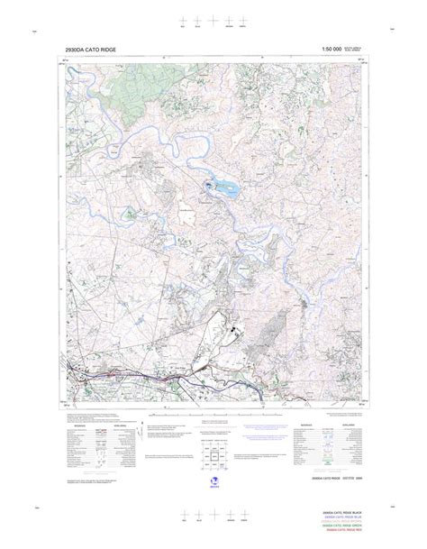 2930DA CATO RIDGE Map by Chief Directorate: National Geo-spatial ...