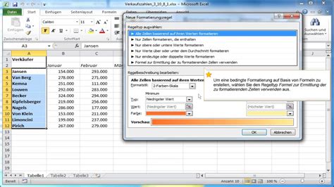 Excel Formeln Nutzen Um Eine Formatierung Zu Gestalten Youtube