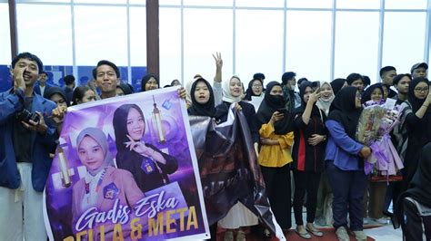 A Hafiz Kanaya Terpilih Sebagai Bujang Gadis Kampus Universitas Indo