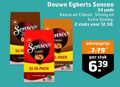 Douwe Egberts Senseo Pads Aanbieding Bij Trekpleister