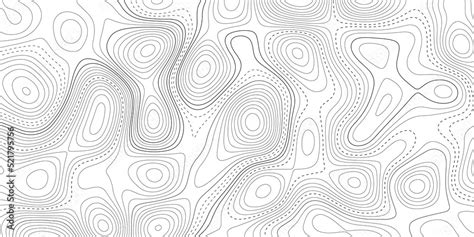 Abstract Background With Vector Illustration Of Topographic Line