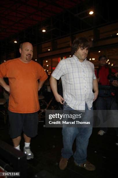 Jack Black And Kyle Gass Of Tenacious D Sighting In Times Square October Photos And Premium High