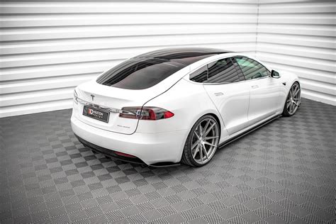 Side Skirts Diffusers Tesla Model S Facelift Gloss Black Our Offer