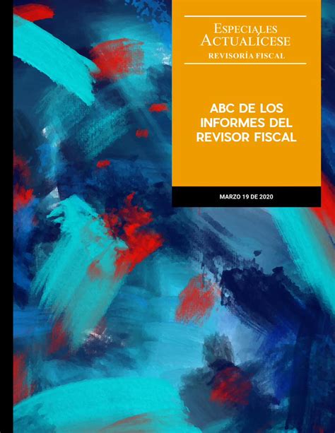 Pdf Especiales Actualíea 03 2020 Abc Informes Revisor Fiscalpdf