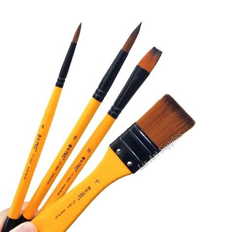 Jual Silahkan Order V Tec Brush A184 Set 4 Kuas Lukis Set 4 Di Lapak