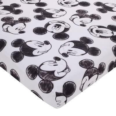 Disney Mickey Mouse - Charcoal Black And White Smiling Mickey Mouse ...