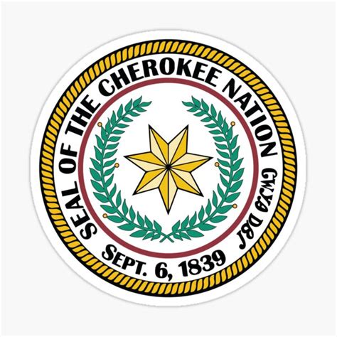 "Cherokee Nation - Cherokee Nation Flag - seal of the Cherokee nation ...