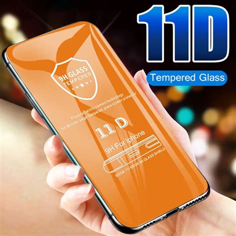 Buy 11d Curved Full Protective Glass On The For Iphone