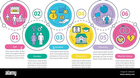 Demographics Vector Infographic Template Business Presentation Design