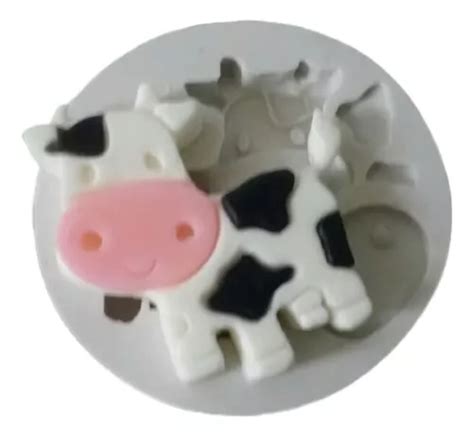 Molde Forma Silicone Vaquinha Vaca Fazendinha Cute Parcelamento Sem Juros