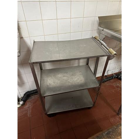 Commercial Stainless Steel 3 Tier Kitchen Cart