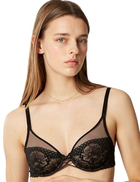 Maison Lejaby Dot Flowers Full Cup Bra Belle Lingerie Maison Lejaby