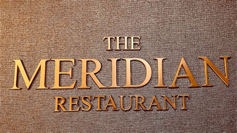 Meridian Restaurant On P O Britannia Normal Evening Dinner Menu All