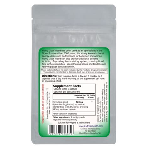 Boost Desire Performance Horny Goat Weed For Women