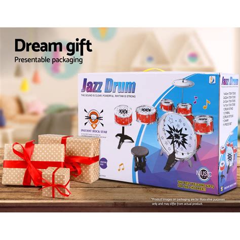 Keezi 11 Piece Kids Drum Set Aussie Shop Online