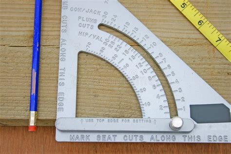 Carpenters Square Stock Image Image Of Grain Numbers 12998019