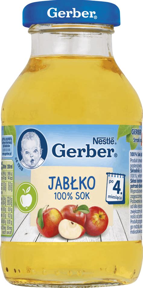 NESTLÉ GERBER sok 100 jabłko po 4 m cu 200 ml Drogeria Rossmann pl